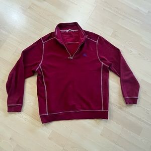 Tommy Bahama Tobago Bay Half-Zip Sweatshirt size Medium